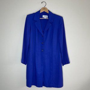 Vintage 80's Blue Jacket, by J. Stevens, Size 12